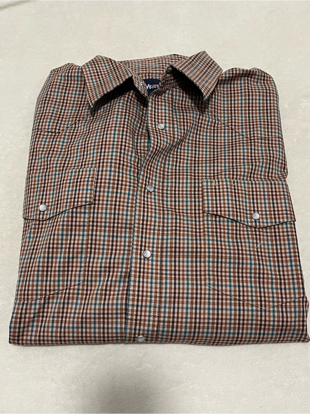 Wrangler Pearl Button Snap Button Down